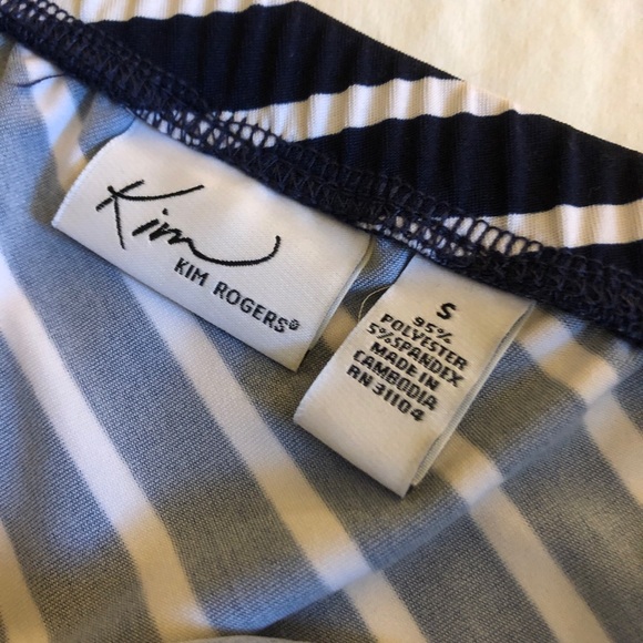 Kim Rogers Bias Striped Maxi Skirt Size Small NWT - Picture 6 of 11